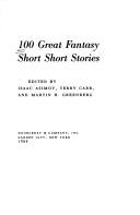 Cover for 100 great fantasy short short stories