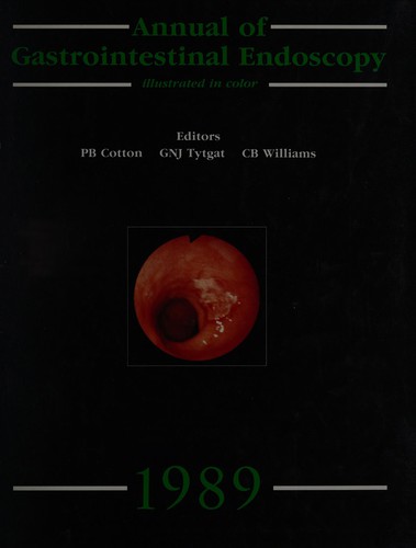 Cover for Annual of Gastrointestinal Endoscopy 1989