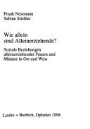 Cover for Wie allein sind Alleinerziehende?