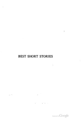Cover for Best short stories