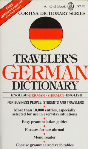Cover for Traveler's German dictionary