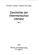 Cover for Geschichte der österreichischen Literatur