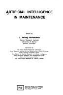 Cover for Artificial intelligence in maintenance