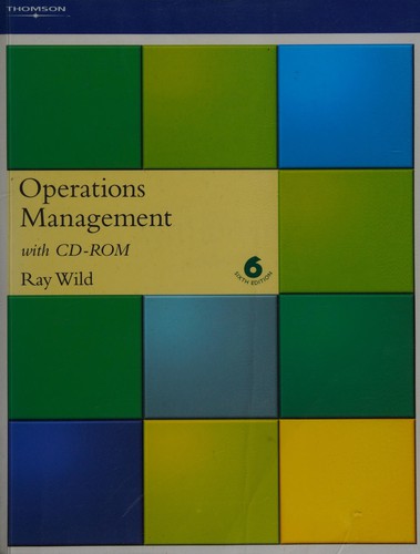 Cover for Operations management