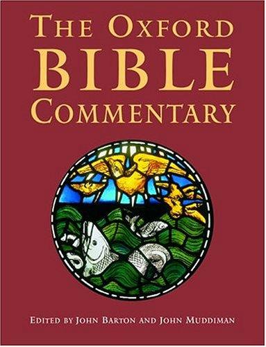 Cover for The Oxford Bible commentary