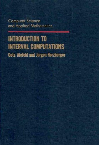 Cover for Introduction to interval computations