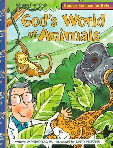 Cover for God's World Of Animals (Happy Day Books)