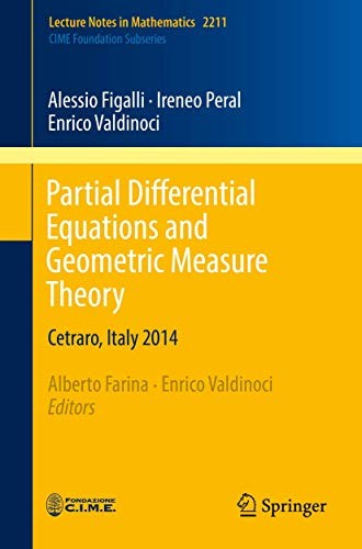 Cover for Partial Differential Equations and Geometric Measure Theory