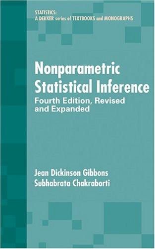 Cover for Nonparametric Statistical Inference
