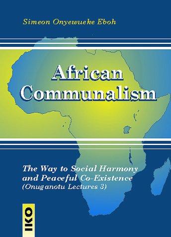 Cover for African Communalism