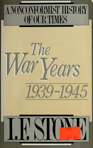 Cover for The War Years, 1939-1945 (A Nonconformist History of Our Times)