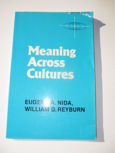 Cover for Meaning across cultures