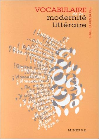Cover for Vocabulaire de la modernité littéraire