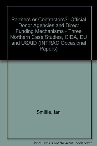 Cover for Partners or Contractors? (INTRAC Occasional Papers)