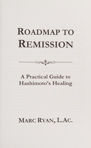 Cover for Road map to remission