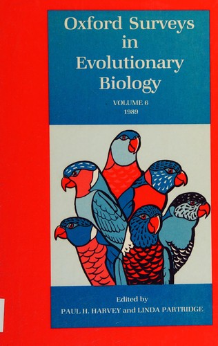 Cover for Oxford Surveys in Evolutionary Biology: Volume 6