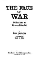 Cover for The face of war