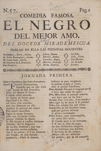 Cover for El negro del major amo