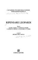 Cover for Ripensare Leopardi