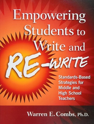 Cover for Empowering students to write and re-write