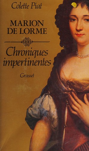 Cover for Marion de Lorme