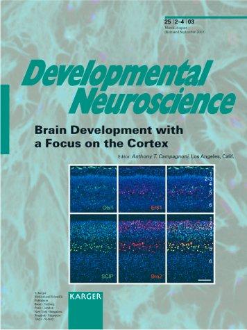 Cover for Developmental Neuroscience