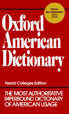 Cover for Oxford American Dictionary