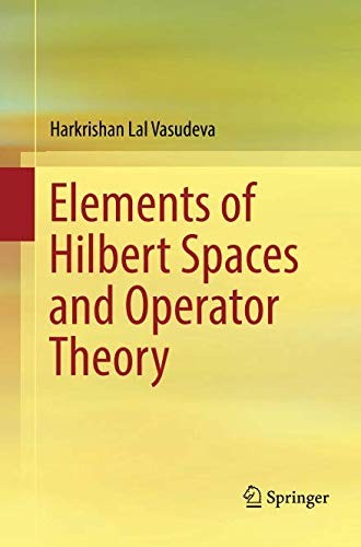 Cover for Elements of Hilbert Spaces and Operator Theory