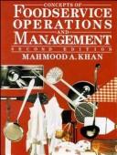 Cover for Concepts of foodservice operations and management