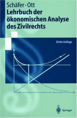 Cover for Lehrbuch der ökonomischen Analyse des Zivilrechts (Springer-Lehrbuch)