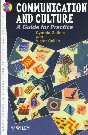 Cover for Communication and culture