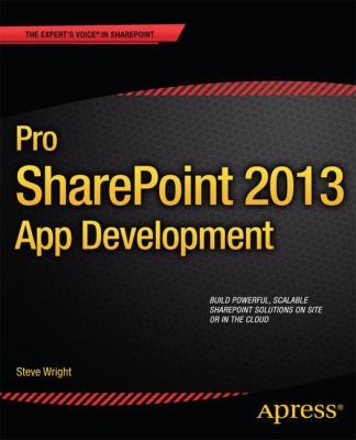Cover for Pro Sharepoint 2013 App Development