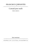 Cover for Cantado para nadie