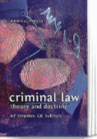 Cover for Criminal Law