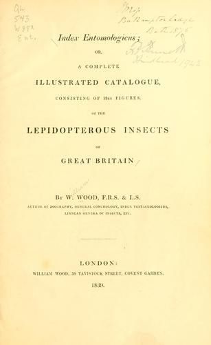 Cover for Index entomologicus, or, A complete illustrated catalogue, consisting of 1944 figures, of the lepidopterous insects of Great Britain