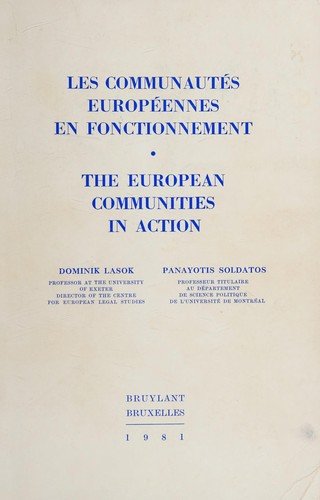 Cover for Les Communautés européennes en fonctionnement