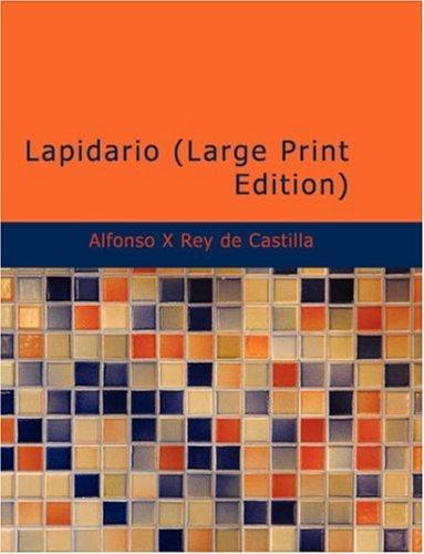 Cover for Lapidario (Large Print Edition)