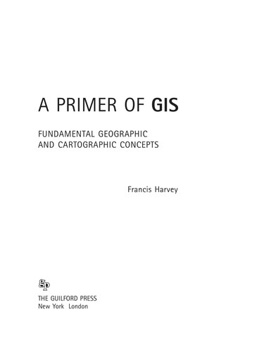 Cover for A primer of GIS