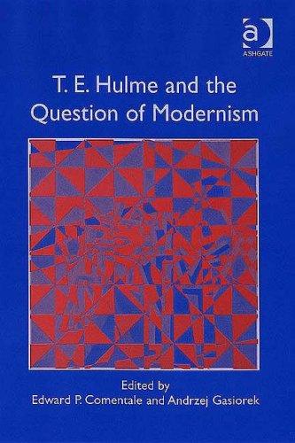Cover for T.E. Hulme and the question of modernism