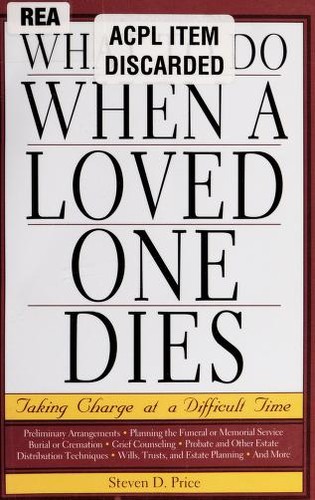 Cover for What to do when a loved one dies