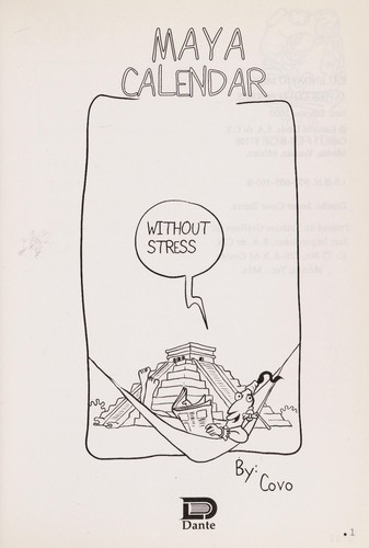 Cover for Maya calendar