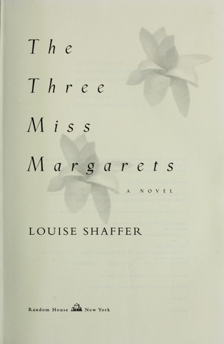 Cover for The three Miss Margarets