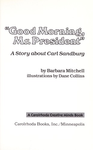 Cover for "Good morning, Mr. President"
