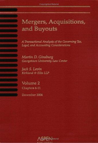Cover for Mergers, Acquisitions, and Buyouts (4 Volume Print Set, December 2004)