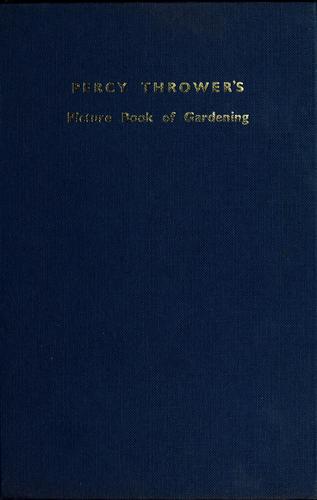 Cover for Picture book of gardening.