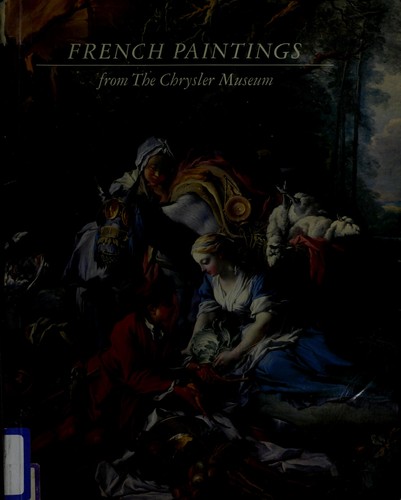 Cover for French paintings from the Chrysler Museum