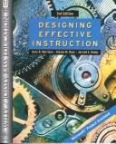 Cover for Designing effective instruction