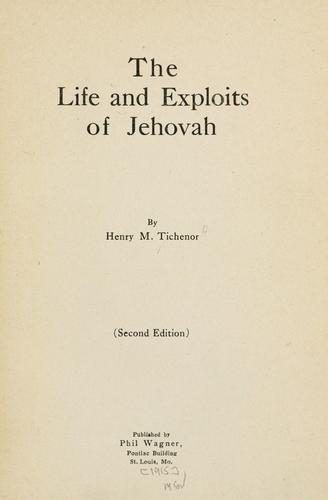 Cover for The life and exploits of Jehovah