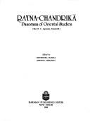 Cover for Ratna-chandrikā