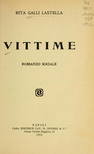 Cover for Vittime